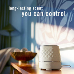 Febreze Plug Scent Booster Starter Kit, Oil Diffuser, Air Freshener Plug in, Continuous Scent Device + 2 Downy Calm Refills