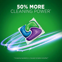 Cascade Platinum Dishwasher Pods, Dishwasher Detergent, Actionpacs, Fresh, 62 Count