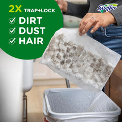Swiffer Sweeper Heavy Duty Dry Multi-Surface Cloth Refills for Floor Sweeping and Cleaning,Unstopables Fresh Scent,20 Count (Pack of 4)