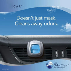Febreze Car Air Fresheners, 2 Linen & Sky and 2 Hawaiian Aloha Scents, Odor Eliminator for Strong Odors (4 Count)