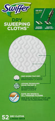 Swiffer Sweep + Mop,Dry Pads Refill,Floor Cleaner for Dirt,Dust,Hair,Cleaning Cloths for Mopping Home,Bathroom,Kitchen,Dust Mop,Floor Duster,Unscented,52ct,(Pack of 3)